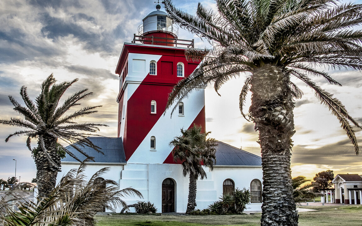 Green point light house in Cape Town