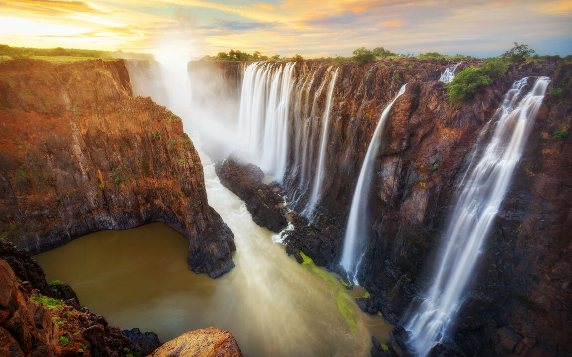 Victoria Falls in Zambia and Zimbabwe